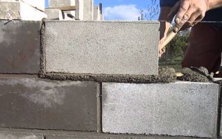 Как класть блоки керамзитобетона